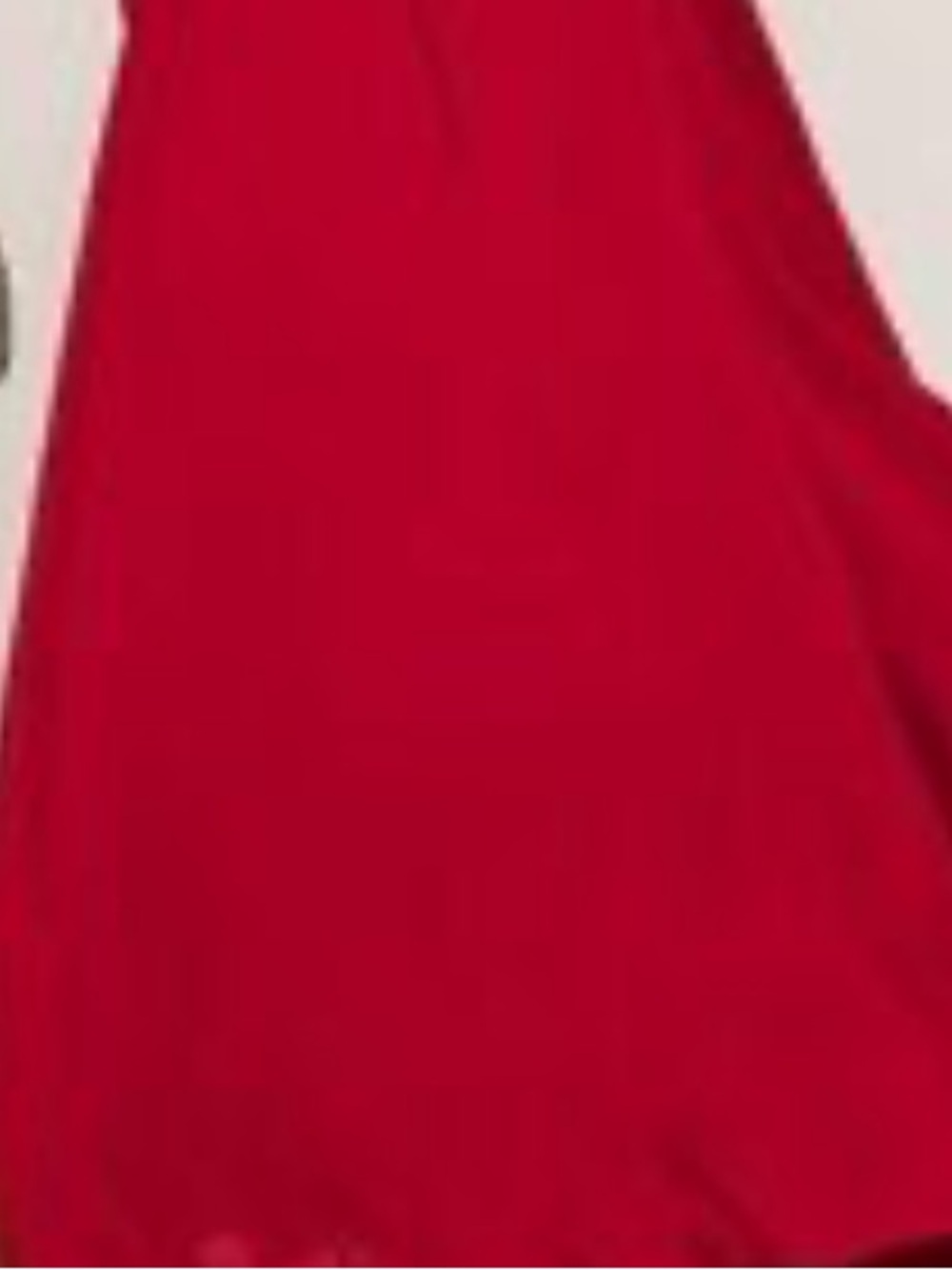 Zara Red Strappy V-Neck Maxi Dress - Picture 4 of 5